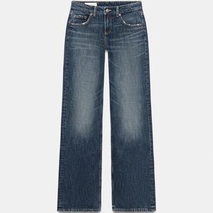 TRF LOW RISE WIDE LEG JEANS